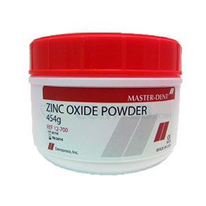 پودر زینک اکساید Master Dent مستردنت مدل Zinc Oxide Powder بسته 454 گرمی