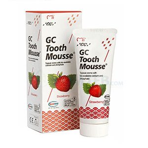 خمیر دندان ضد حساسیت جی سی Tooth Mousse طعم توت فرنگی