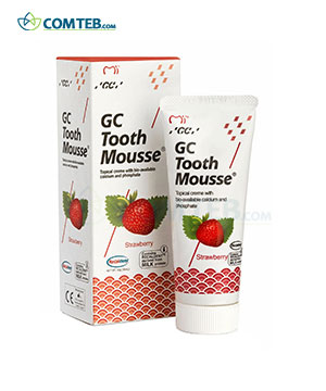خمیر دندان ضد حساسیت جی سی Tooth Mousse طعم توت فرنگی