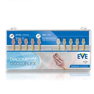 برس سیلیکونی پرداخت کامپوزیت EVE مدل Diacomp Plus Occluflex کد 9095