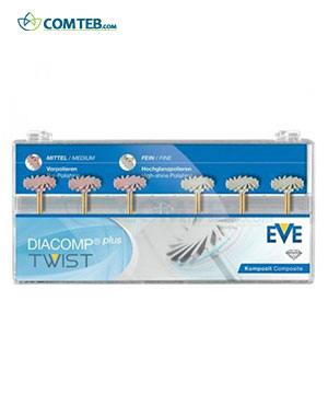 دیسک خورشیدی پرداخت کامپوزیت EVE مدل Diacomp Plus Twis بسته 6 عددی سایز 11 کد 9087