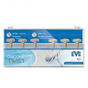 دیسک خورشیدی پرداخت کامپوزیت EVE مدل Diacomp Plus Twis بسته 6 عددی سایز 14 کد 9086
