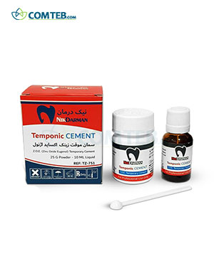 سمان موقت زینک اکساید اژنول Nik Darman نیک درمان Temponic Cement