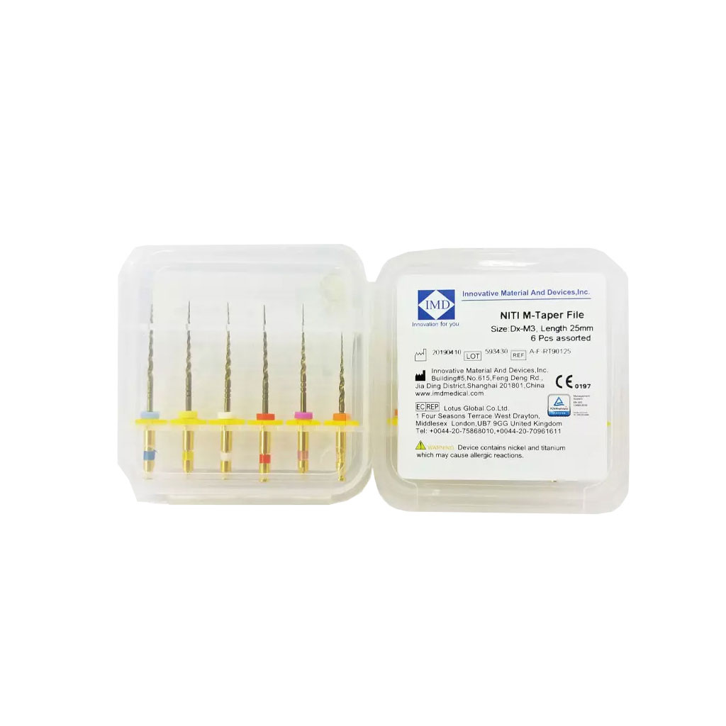 فایل روتاری IMD مدل M-Taper سایز D3 بسته 6 عددی