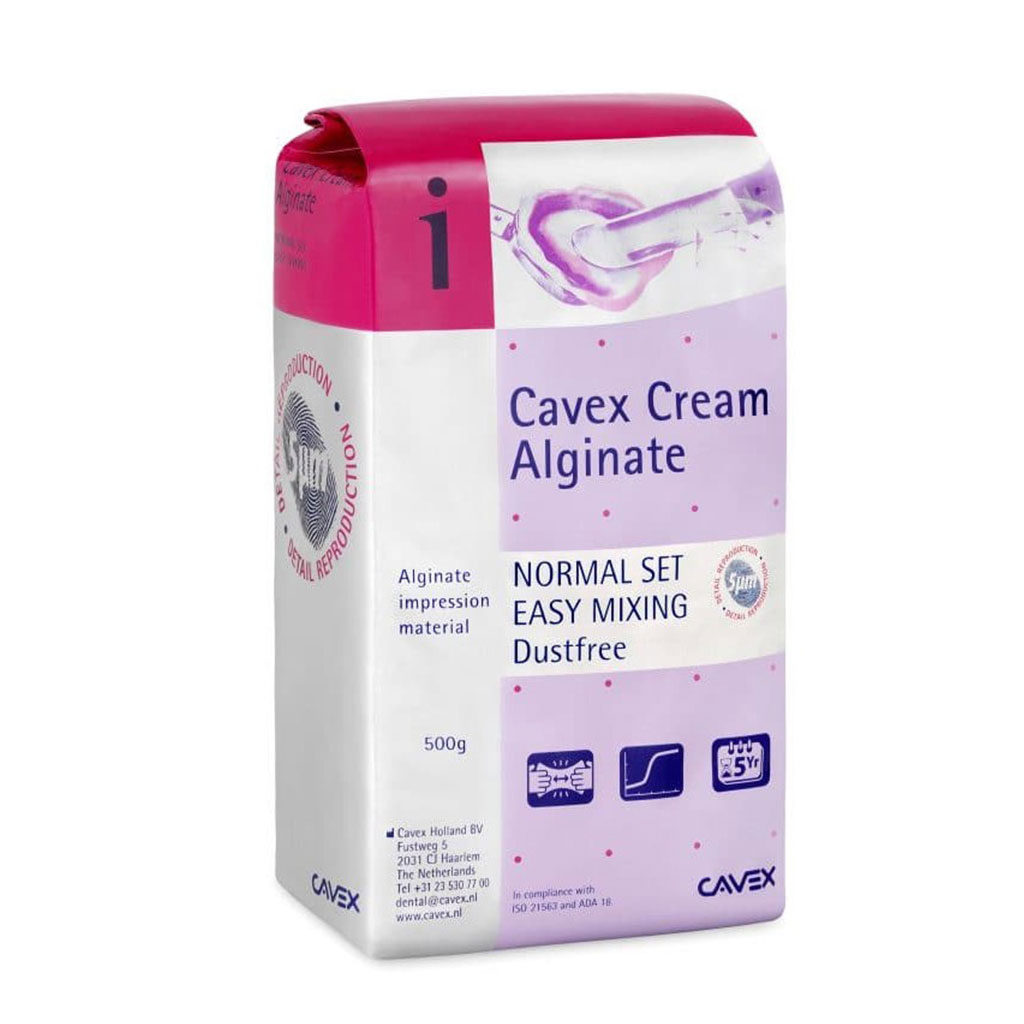 الژینات خامه ای کوکس Cavex مدل Cream Normal Set بسته 500 گرمی